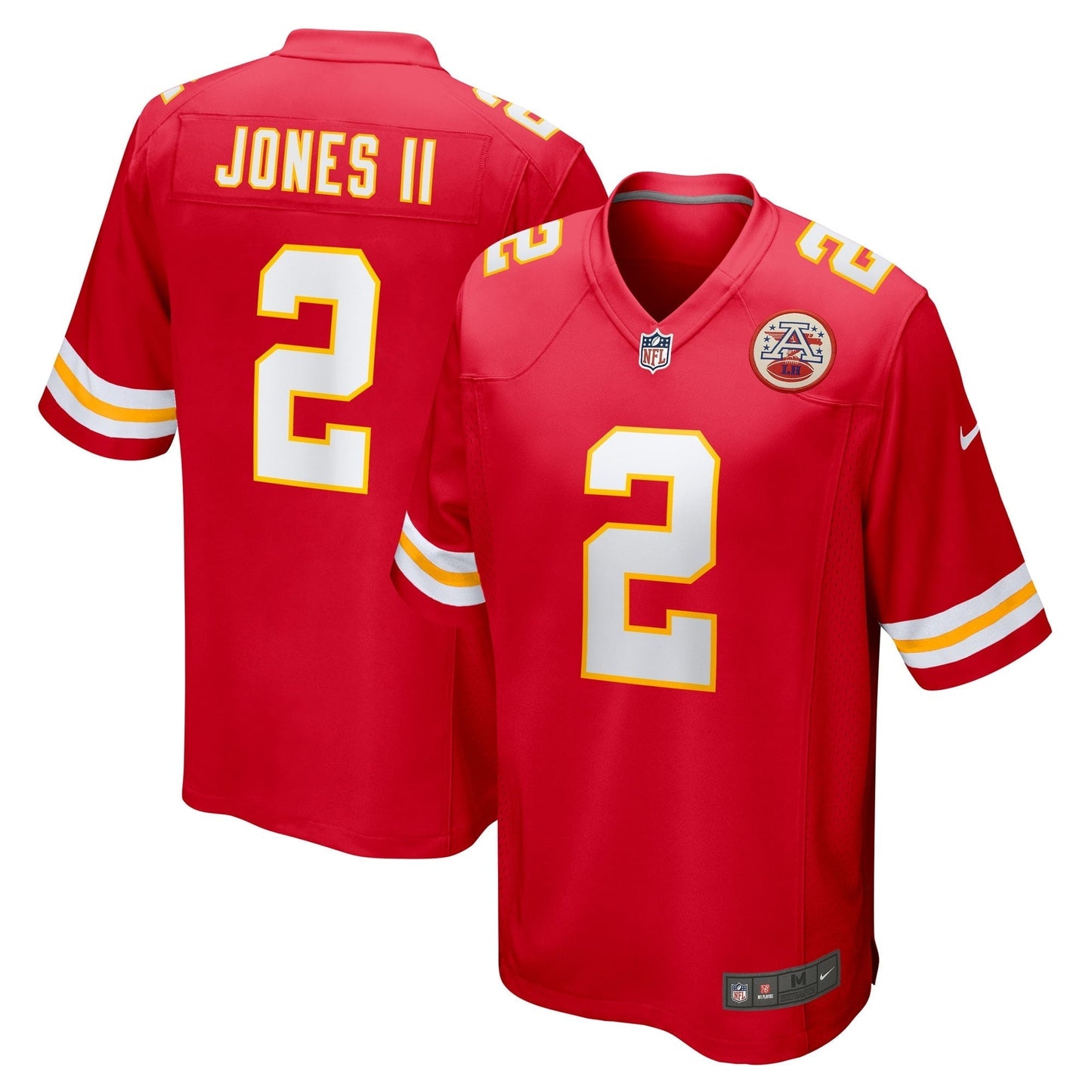 Men's Nike Ronald Jones II Red Kansas City Chiefs Game Jersey
