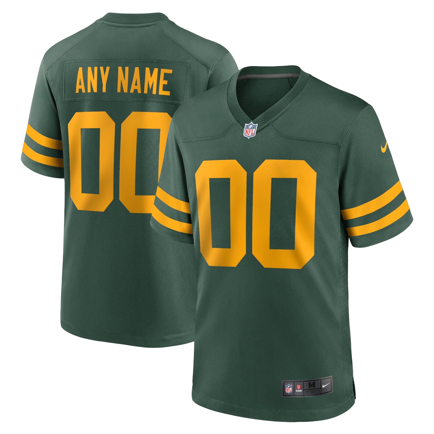 Green Bay Packers Nike Alternate Custom Jersey - Green