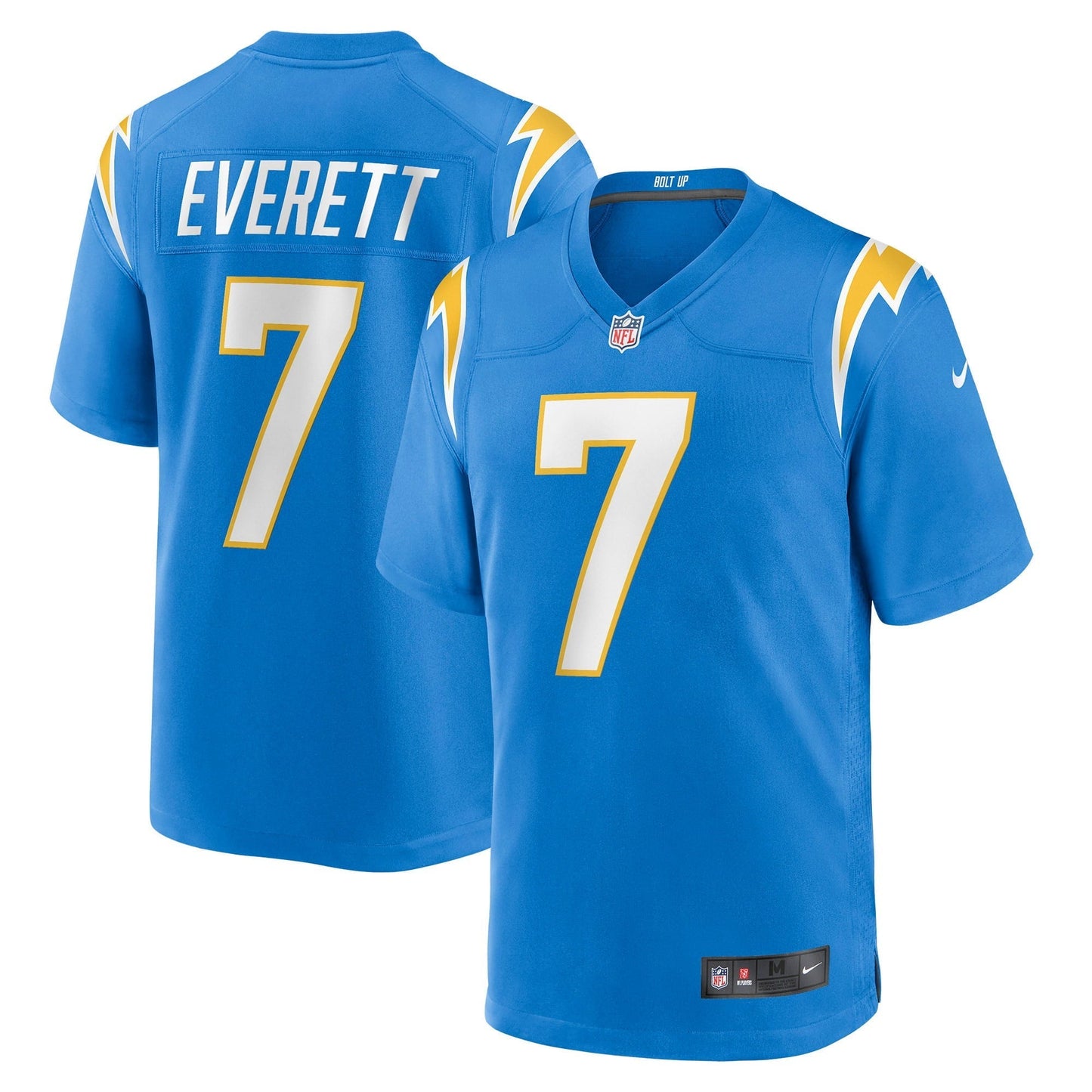 Men's Nike Gerald Everett Powder Blue Los Angeles Chargers Player Game Jersey
