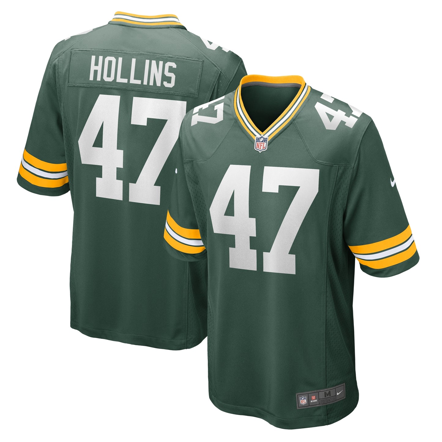 Justin Hollins Green Bay Packers Nike Home Game Player Jersey - Green