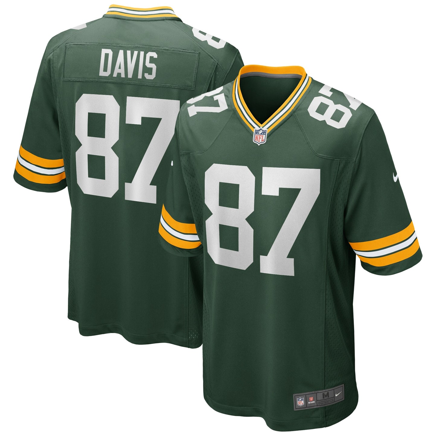 Willie Davis Green Bay Packers Nike Game Retired Player Jersey - Green