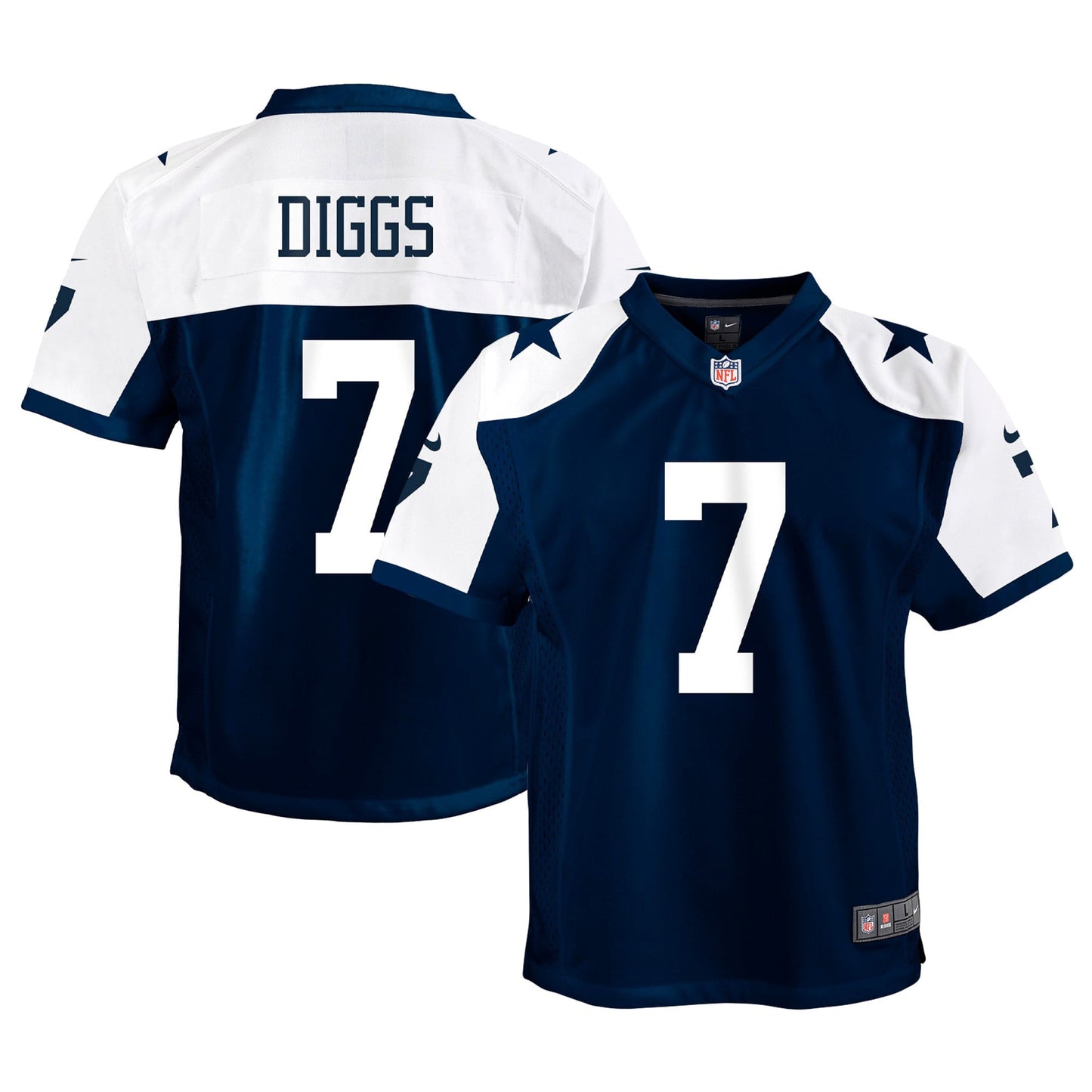 Youth Nike Trevon Diggs Navy Dallas Cowboys Alternate Game Jersey