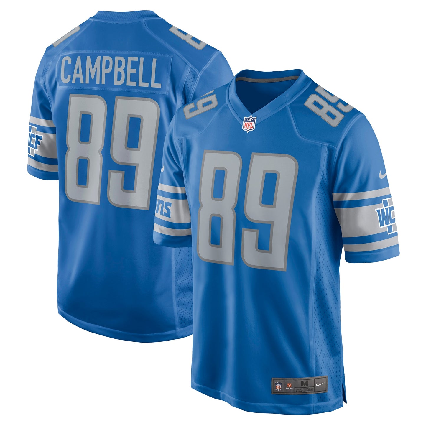Dan Campbell Detroit Lions Nike Retired Player Game Jersey - Blue
