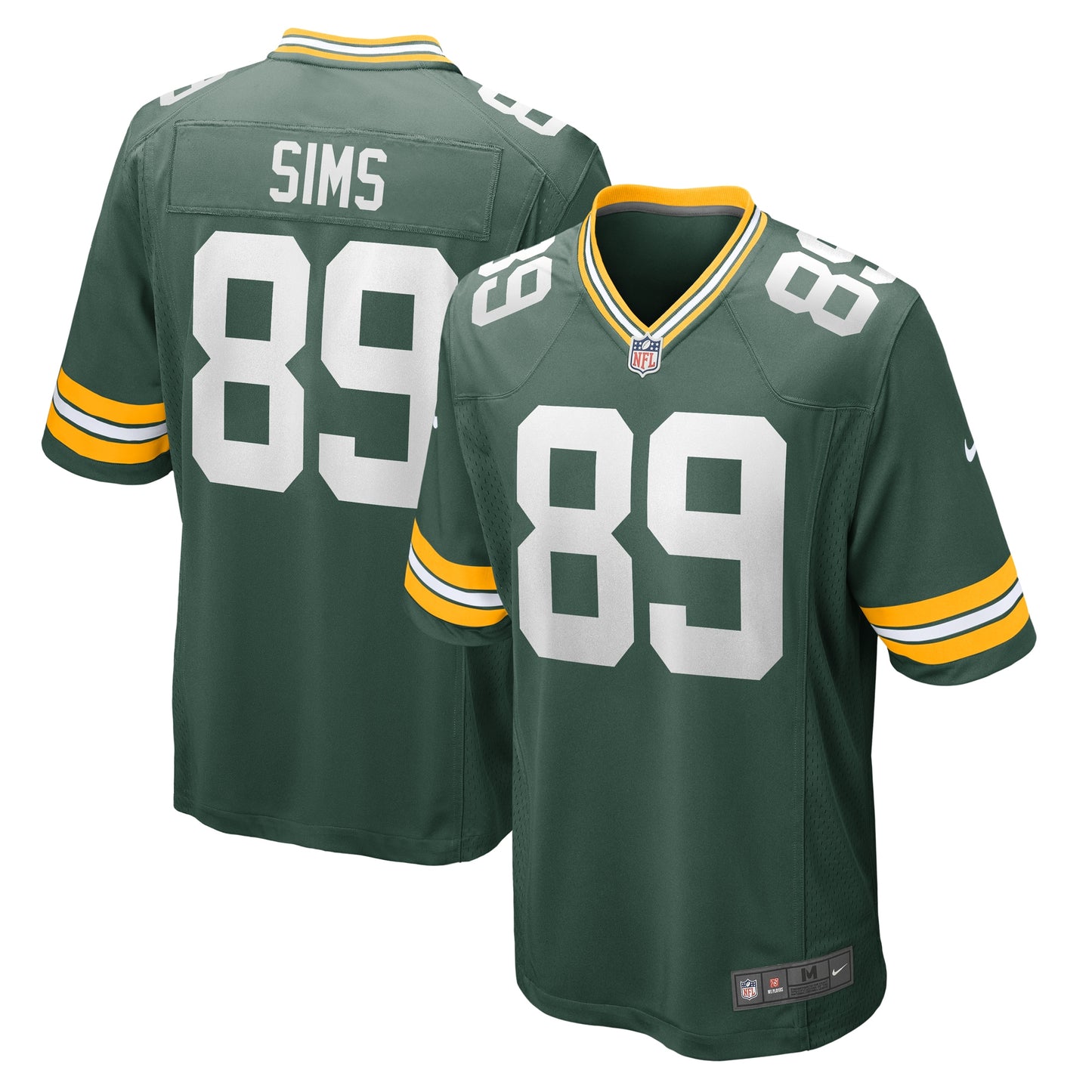 Ben Sims Green Bay Packers Nike Team Game Jersey -  Green