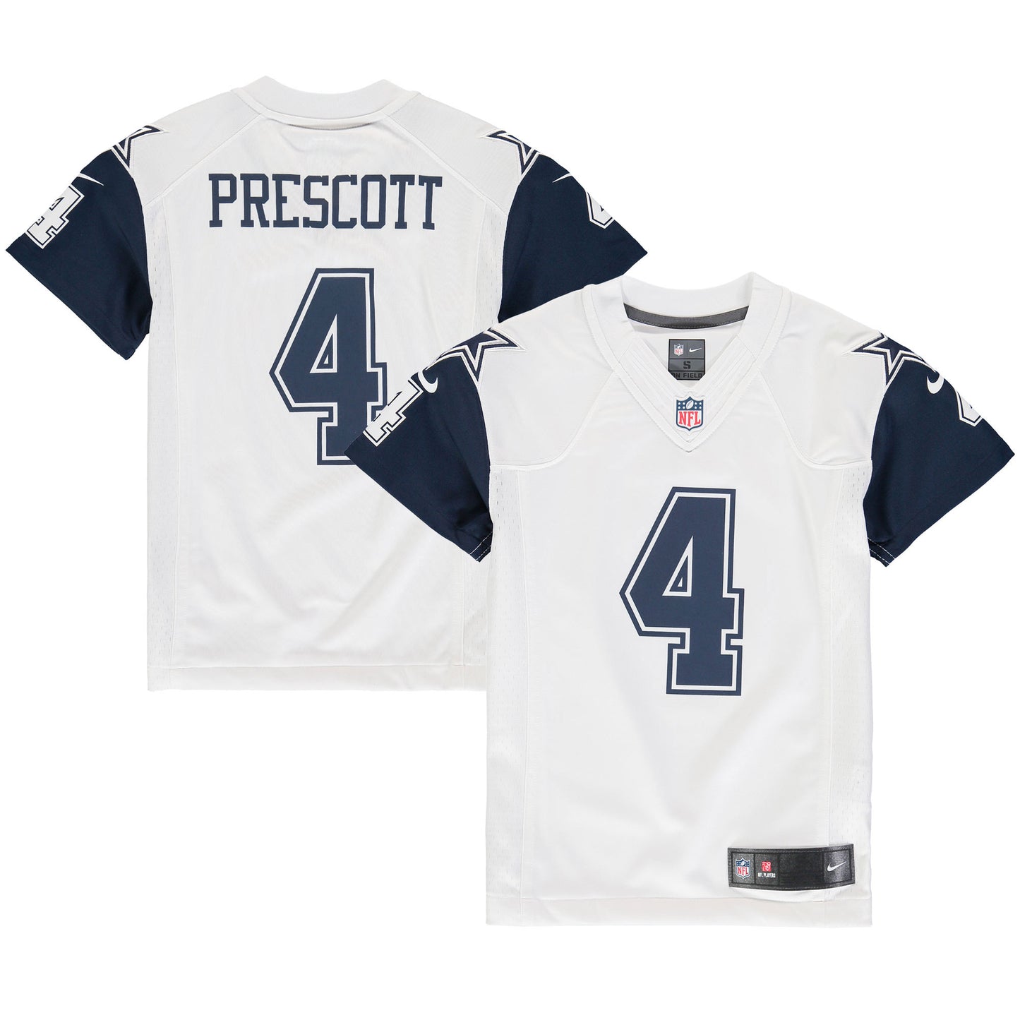 Dak Prescott Dallas Cowboys Nike Youth Color Rush Game Jersey - White