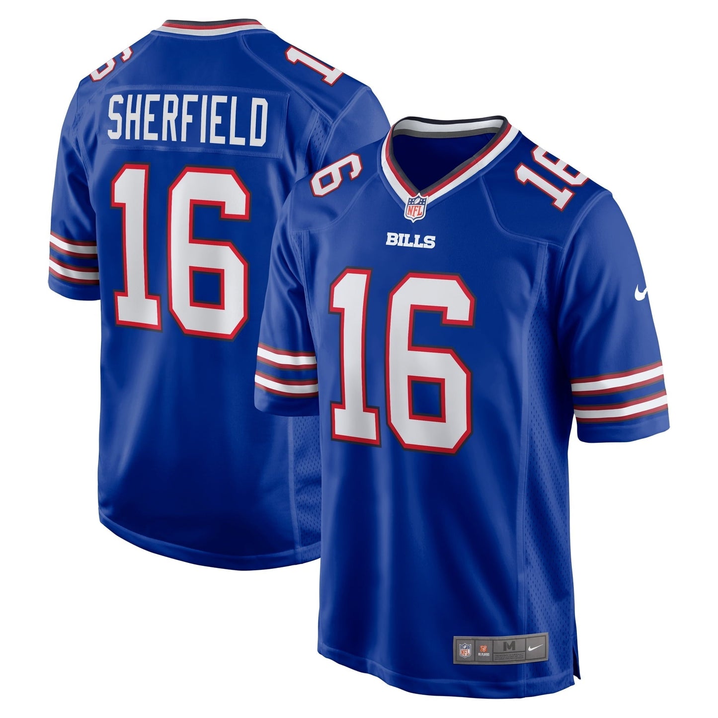 Men's Nike Trent Sherfield Royal Buffalo Bills Game Player Jersey