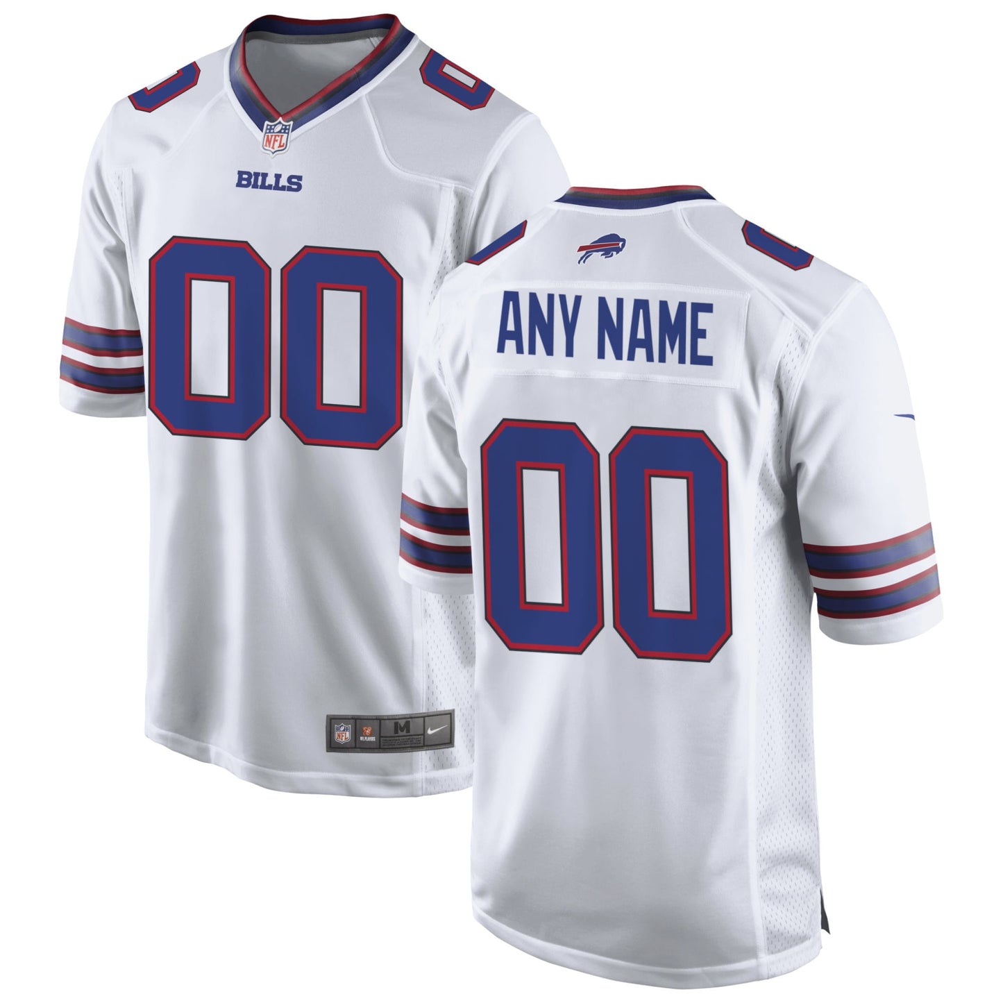 Buffalo Bills Nike Custom Game Jersey - White